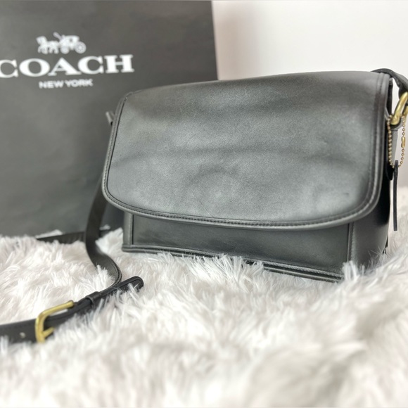 Vintage COACH Curtis Bag, Black No. 9975 - Picture 15 of 15